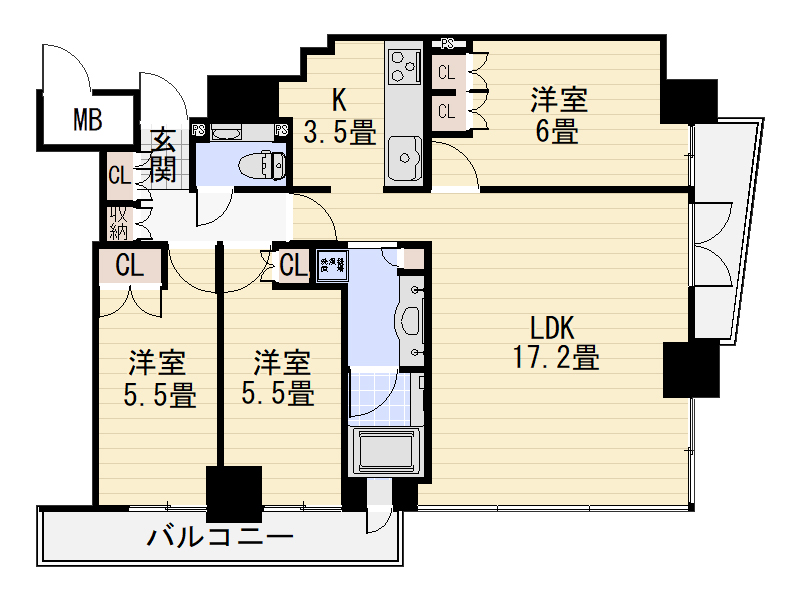 リバーガーデンタワー上町台筆ヶ崎