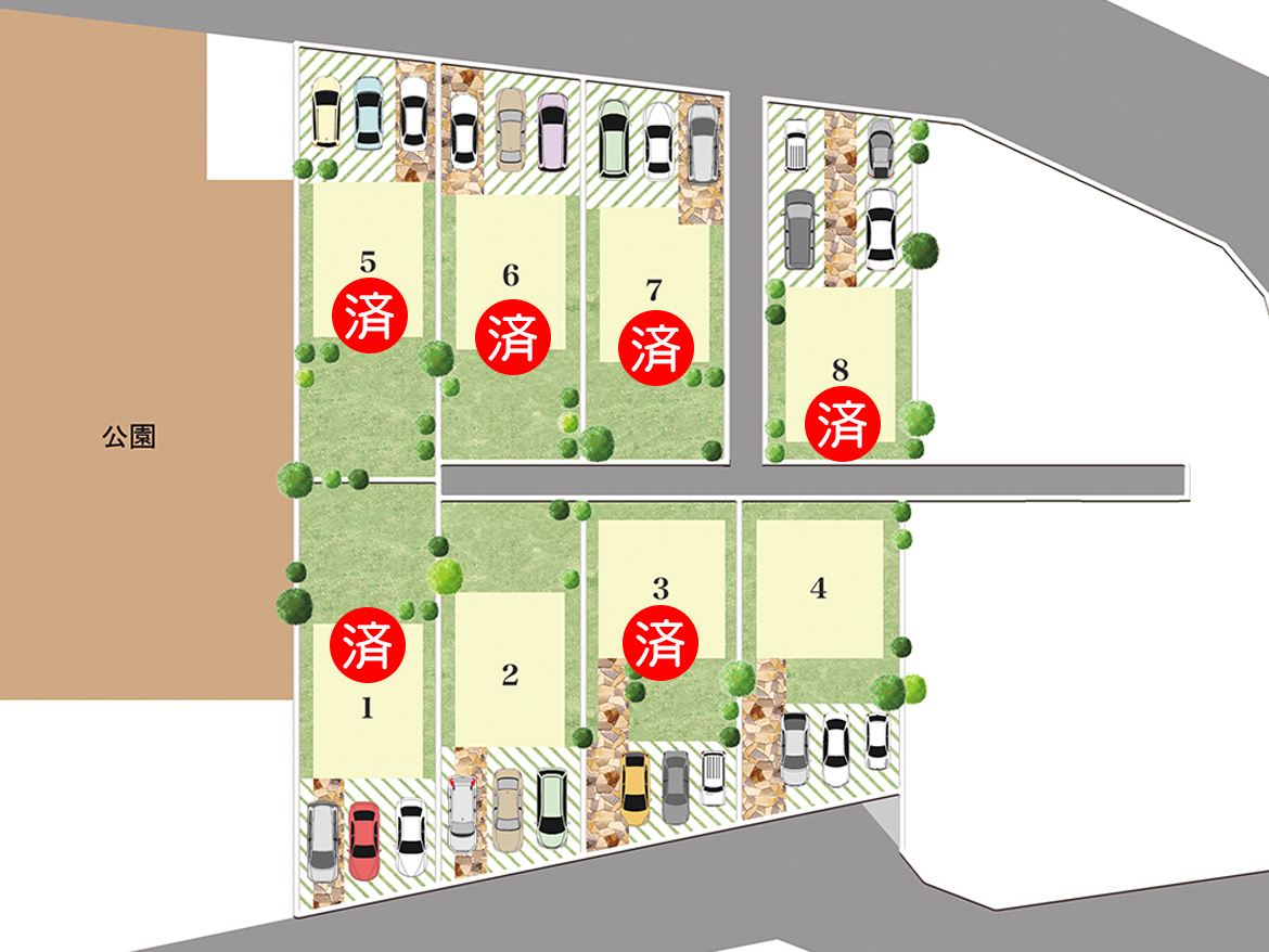 OrientCity 上牧町 区画図